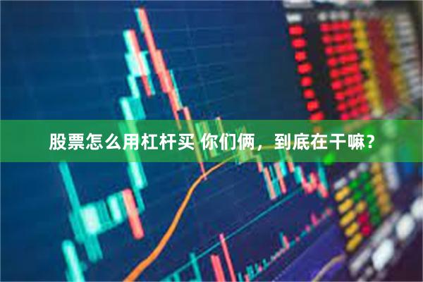 股票怎么用杠杆买 你们俩，到底在干嘛？