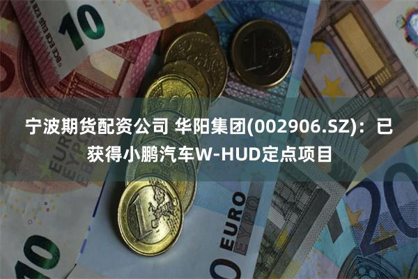 宁波期货配资公司 华阳集团(002906.SZ)：已获得小鹏汽车W-HUD定点项目